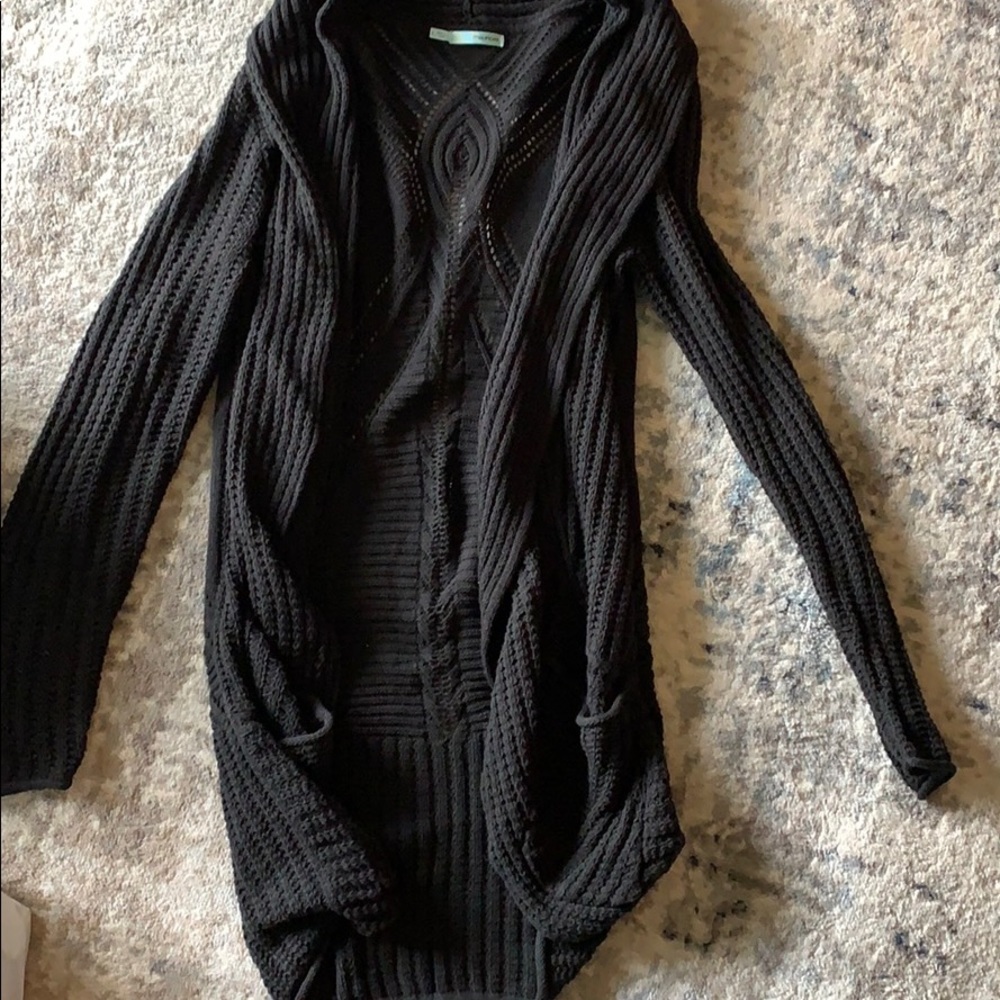 Black cardigan